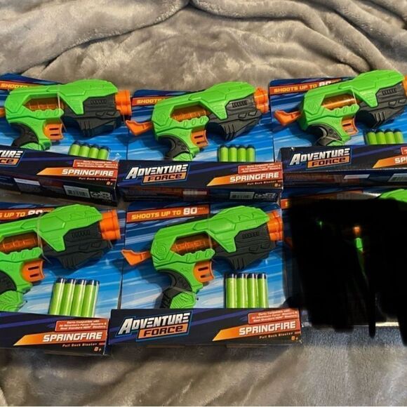 *NIB* Adventure Force Springfire Pull Back Dart Blaster - Picture 1 of 3